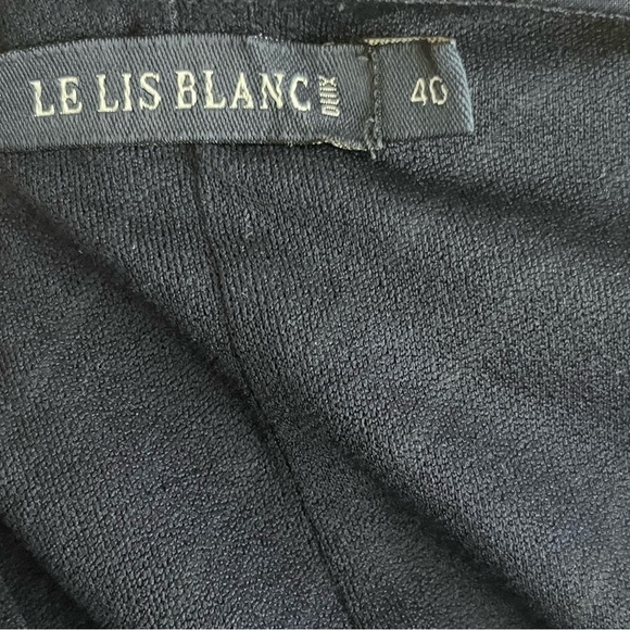 Le Lis Blanc mini dress sleeveless asymmetrical stripe linen lined size 40 - Picture 11 of 14